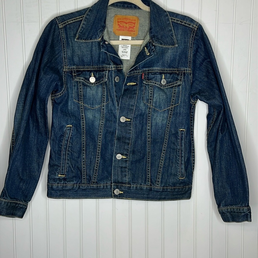 Levi’s Denim Girls Jacket Size Large 12-13 years